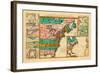 1755, English Empire in North America, United States, East Coast-null-Framed Giclee Print