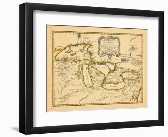 1755, Great Lakes-null-Framed Premium Giclee Print