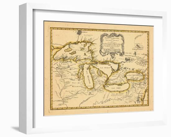 1755, Great Lakes-null-Framed Premium Giclee Print