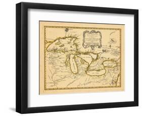 1755, Great Lakes-null-Framed Giclee Print