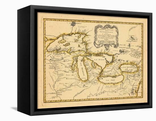 1755, Great Lakes-null-Framed Stretched Canvas