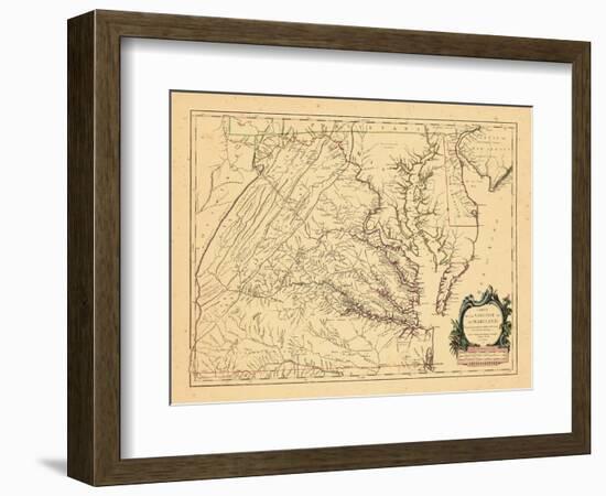 1755, Maryland, Virginia-null-Framed Giclee Print