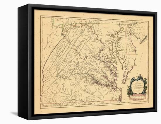 1755, Maryland, Virginia-null-Framed Stretched Canvas