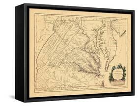 1755, Maryland, Virginia-null-Framed Stretched Canvas