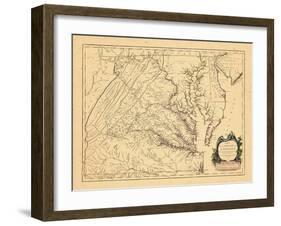 1755, Maryland, Virginia-null-Framed Giclee Print