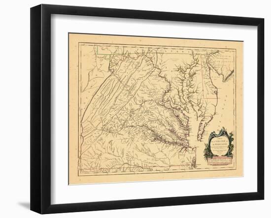 1755, Maryland, Virginia-null-Framed Giclee Print