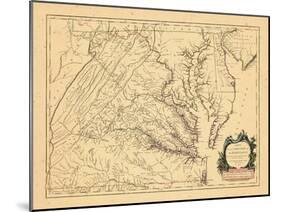 1755, Maryland, Virginia-null-Mounted Giclee Print