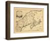 1755, New Brunswick, Massachusetts, Nova Scotia, Maine, Newfoundland and Labrador, New Hampshire-null-Framed Giclee Print