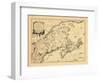 1755, New Brunswick, Massachusetts, Nova Scotia, Maine, Newfoundland and Labrador, New Hampshire-null-Framed Giclee Print