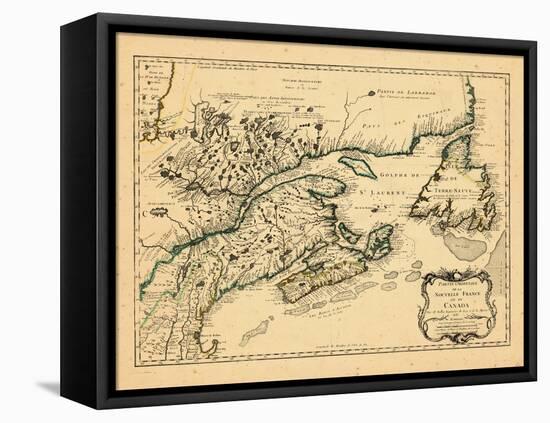 1755, New Brunswick, Newfoundland and Labrador, Nova Scotia, Prince Edward Island-null-Framed Stretched Canvas