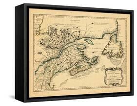 1755, New Brunswick, Newfoundland and Labrador, Nova Scotia, Prince Edward Island-null-Framed Stretched Canvas