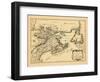 1755, New Brunswick, Newfoundland and Labrador, Nova Scotia, Prince Edward Island-null-Framed Giclee Print