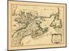 1755, New Brunswick, Newfoundland and Labrador, Nova Scotia, Prince Edward Island-null-Mounted Giclee Print