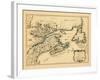 1755, New Brunswick, Newfoundland and Labrador, Nova Scotia, Prince Edward Island-null-Framed Giclee Print