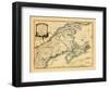 1755, New Brunswick, Nova Scotia, Prince Edward Island, Maine Massachusetts-null-Framed Giclee Print