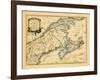 1755, New Brunswick, Nova Scotia, Prince Edward Island, Maine Massachusetts-null-Framed Giclee Print