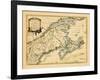 1755, New Brunswick, Nova Scotia, Prince Edward Island, Maine Massachusetts-null-Framed Giclee Print