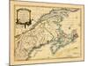 1755, New Brunswick, Nova Scotia, Prince Edward Island, Maine Massachusetts-null-Mounted Giclee Print