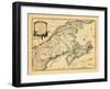 1755, New Brunswick, Nova Scotia, Prince Edward Island, Maine Massachusetts-null-Framed Giclee Print