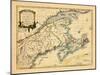 1755, New Brunswick, Nova Scotia, Prince Edward Island, Maine Massachusetts-null-Mounted Giclee Print