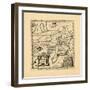 1755, New England, Connecticut, Maine, Massachusetts, New Hampshire, Rhode Island, Vermont-null-Framed Giclee Print