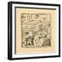 1755, New England, Connecticut, Maine, Massachusetts, New Hampshire, Rhode Island, Vermont-null-Framed Giclee Print