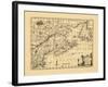 1758, New England, New Brunswick, Newfoundland and Labrador, Nova Scotia, Ontario-null-Framed Giclee Print