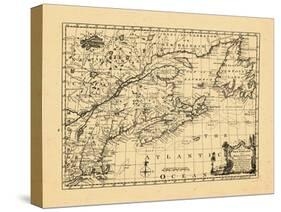 1758, New England, New Brunswick, Newfoundland and Labrador, Nova Scotia, Ontario-null-Stretched Canvas