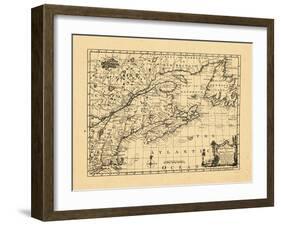 1758, New England, New Brunswick, Newfoundland and Labrador, Nova Scotia, Ontario-null-Framed Giclee Print