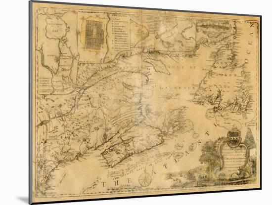 1759, New Brunswick, Newfoundland and Labrador, Nova Scotia, Prince Edward Island-null-Mounted Giclee Print