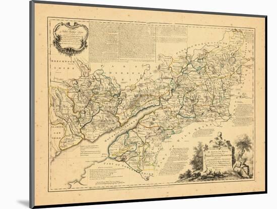 1760, Gloucester and Monmoth, United Kingdom-null-Mounted Giclee Print