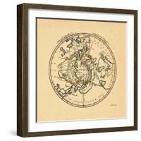 1760, World, North Pole-null-Framed Giclee Print