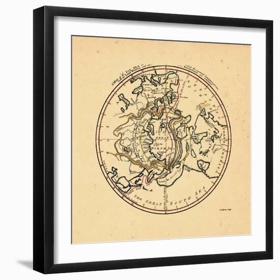 1760, World, North Pole-null-Framed Giclee Print