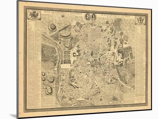 1761, Madrid, Spain-null-Mounted Giclee Print