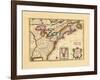 1763, Connecticut, Florida, Georgia, Maine, Massachusetts, New Hampshire, New Jersey, New York-null-Framed Giclee Print