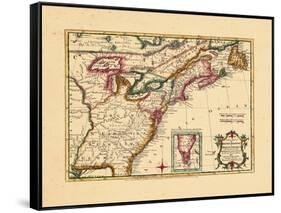 1763, Connecticut, Florida, Georgia, Maine, Massachusetts, New Hampshire, New Jersey, New York-null-Framed Stretched Canvas