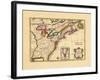 1763, Connecticut, Florida, Georgia, Maine, Massachusetts, New Hampshire, New Jersey, New York-null-Framed Giclee Print