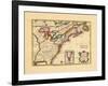 1763, Connecticut, Florida, Georgia, Maine, Massachusetts, New Hampshire, New Jersey, New York-null-Framed Premium Giclee Print