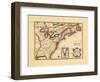1763, Connecticut, Florida, Georgia, Maine, Massachusetts, New Hampshire, New Jersey, New York-null-Framed Giclee Print