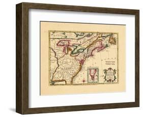 1763, Connecticut, Florida, Georgia, Maine, Massachusetts, New Hampshire, New Jersey, New York-null-Framed Giclee Print