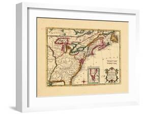 1763, Connecticut, Florida, Georgia, Maine, Massachusetts, New Hampshire, New Jersey, New York-null-Framed Giclee Print