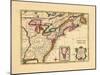 1763, Connecticut, Florida, Georgia, Maine, Massachusetts, New Hampshire, New Jersey, New York-null-Mounted Giclee Print