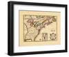 1763, Connecticut, Florida, Georgia, Maine, Massachusetts, New Hampshire, New Jersey, New York-null-Framed Premium Giclee Print