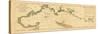 1763, New England Chart, Cape Cod to Casco Bay, Maine, Massachusetts, New Hampshire-null-Stretched Canvas