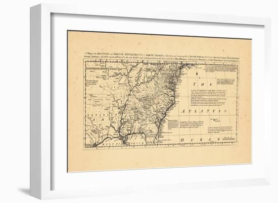 1764, United States, East Coast-null-Framed Giclee Print