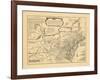 1765, Delaware, Maryland, Virginia, Connecticut, New Jersey, New York, Pennsylvania, Rhode Island-null-Framed Giclee Print