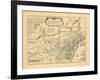 1765, Delaware, Maryland, Virginia, Connecticut, New Jersey, New York, Pennsylvania, Rhode Island-null-Framed Giclee Print