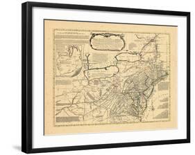 1765, Delaware, Maryland, Virginia, Connecticut, New Jersey, New York, Pennsylvania, Rhode Island-null-Framed Giclee Print