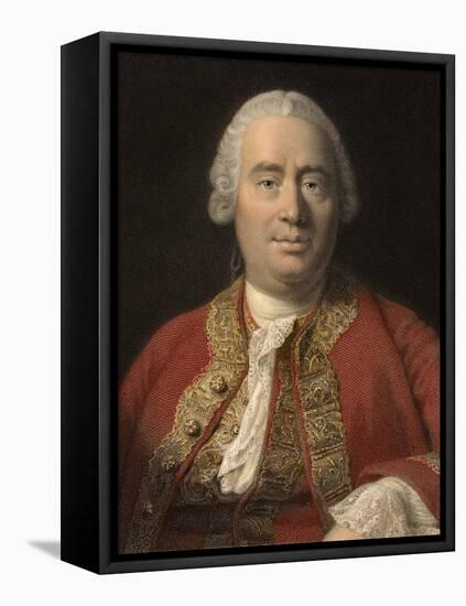 1766 David Hume Philosopher of Science-Paul Stewart-Framed Stretched Canvas