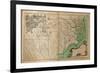 1770, North Carolina State Map with Landowner Names, North Carolina, United States-null-Framed Giclee Print